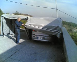 garaj tipi araç brandası